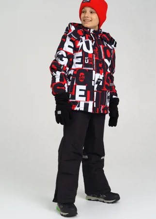 Зимний комплект из мембранной ткани для мальчика: куртка, полукомбинезон