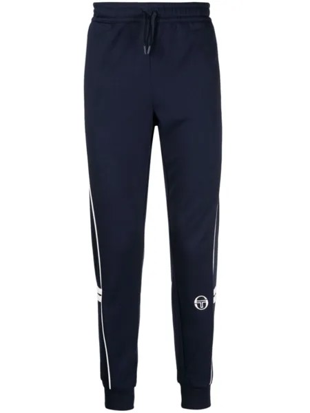 Спортивные брюки с вышитым логотипом Sergio Tacchini, синий