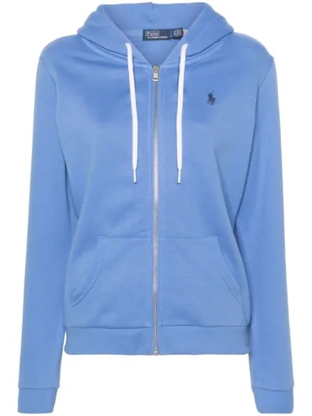 Polo Ralph Lauren худи Polo Pony на молнии, синий