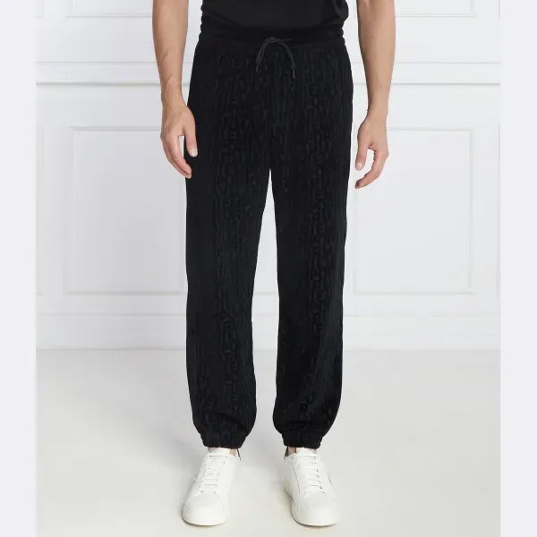 Спортивные брюки стандартного кроя Emporio Armani, черный