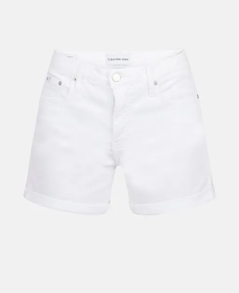 Джинсовые шорты Calvin Klein Jeans, белый
