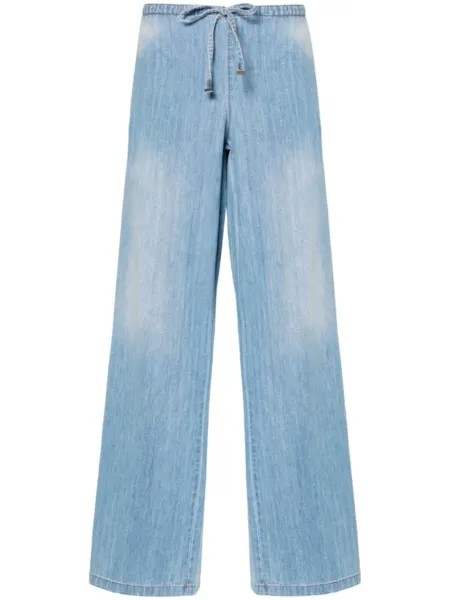 Ermanno Scervino широкие джинсы с кулиской, синий