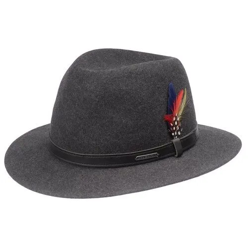 Шляпа STETSON, размер 57, серый