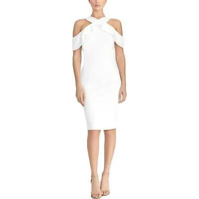 Rachel Rachel Roy Женское белое коктейльное платье с рюшами XXL BHFO 5966