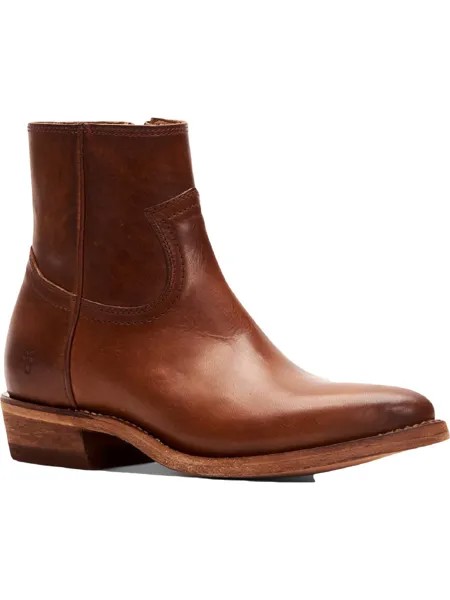Женские кожаные ботильоны Billy Inside с молнией без застежек Frye, цвет Caramel