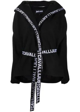 Just Cavalli куртка с капюшоном и логотипом