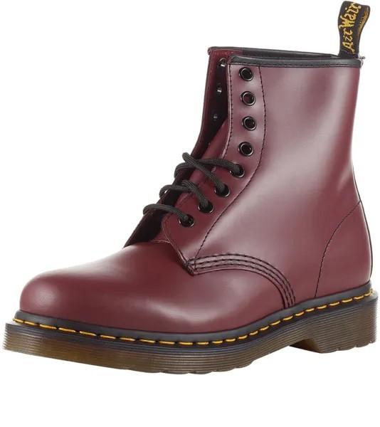 Ботильоны на шнуровке Dr. Martens 1460, вишнево-красный