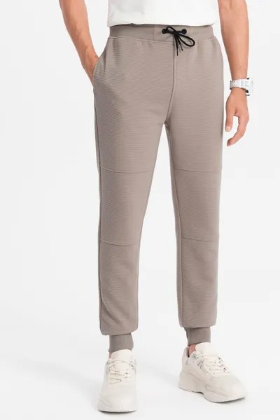 Спортивные брюки с регулируемой талией Ombre, коричневый