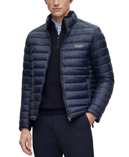 Мужская водоотталкивающая куртка с логотипом Hugo Boss