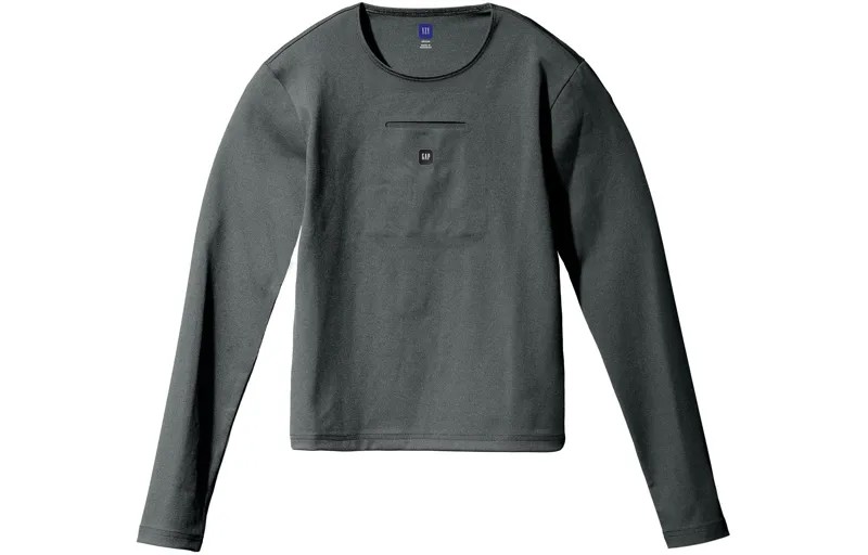 Футболка Balenciaga X Gap X Balenciaga Tripartite Collaboration, женская, зеленая Yeezy