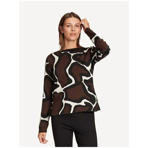 Пуловер женский, BETTY BARCLAY, артикул: 5659/2941, цвет: коричневый (7871), размер: 48
