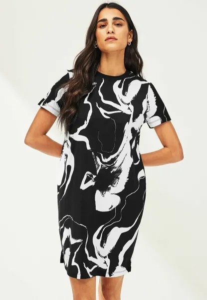 Платье из джерси REGULAR FIT Next, цвет black animal