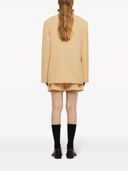 Jil Sander шорты со складками, нейтральный цвет