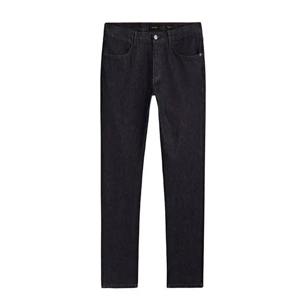 Джинсы Massimo Dutti Regular Fit Rinse Wash, индиго