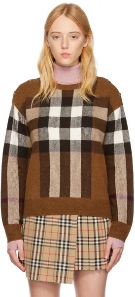 Коричневый свитер Darla Burberry