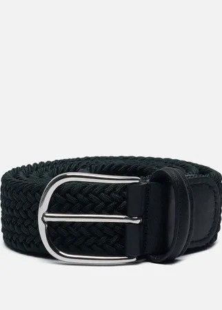 Ремень Anderson's Classic Plain Elastic Woven, цвет зелёный, размер 95