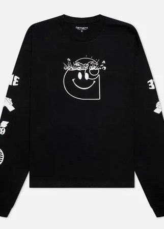 Женский лонгслив Carhartt WIP W L/S Tab, цвет чёрный, размер L