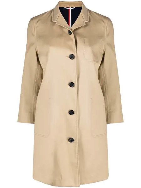 Thom Browne однобортное пальто миди
