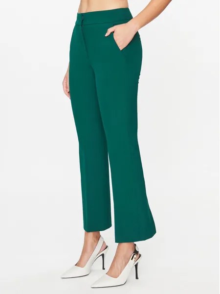 Тканевые брюки стандартного кроя Marella, зеленый