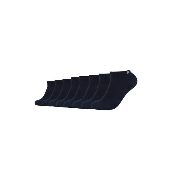 Носки-кроссовки унисекс, темно-синие, упаковка из 8 шт. SKECHERS, цвет blau