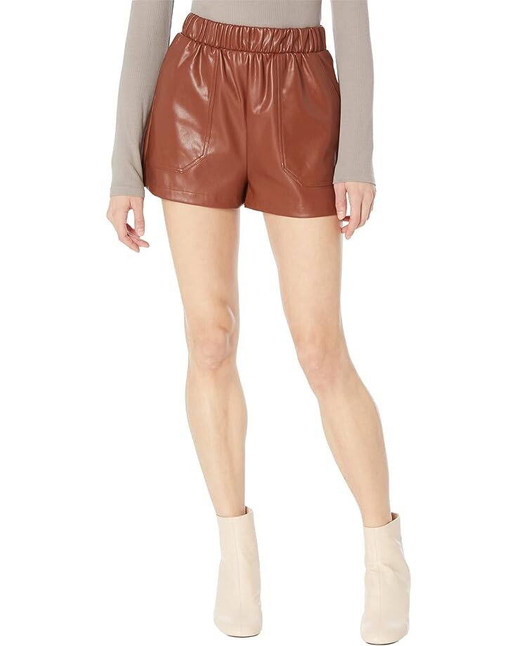 Шорты Steve Madden Faux The Record, цвет Cognac