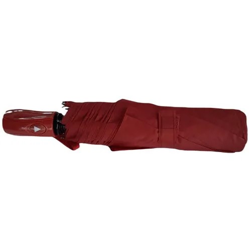 Зонт полуавтоматический компактный 8 спиц /облегченная модель /для женщин,девушек/антиветер/чехол/ Цвет: Бордовый Модель: 106Е