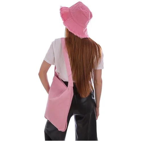 Комплект панама и сумка Jane Flo Розовый XL(54-56)