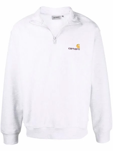 Carhartt WIP толстовка на молнии с принтом