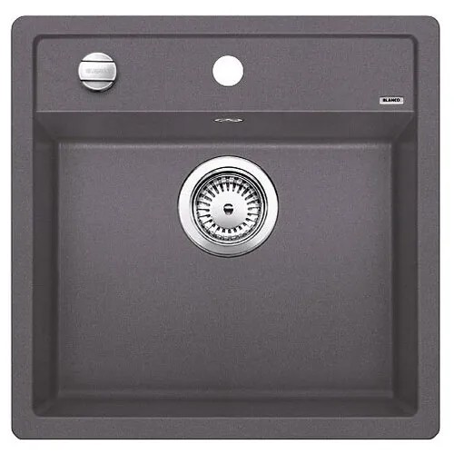 Интегрированная кухонная мойка 50.5 см Blanco Dalago 5-F Silgranit PuraDur 518849 темная скала