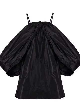 Simone Rocha драпированное платье мини с открытыми плечами