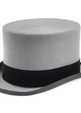Шляпа CHRISTYS арт. WOOL FELT TOP HAT cst100006 (серый), размер 58