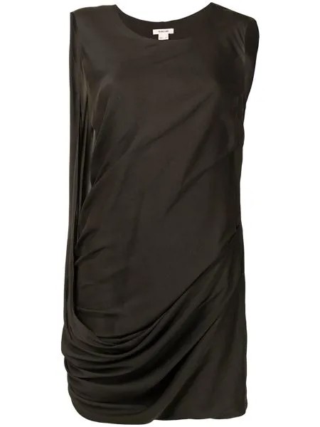 Helmut Lang Pre-Owned драпированное платье без рукавов