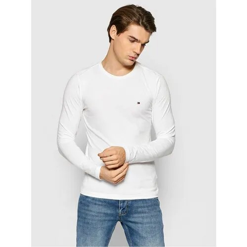 Лонгслив TOMMY HILFIGER, размер S [INT], белый