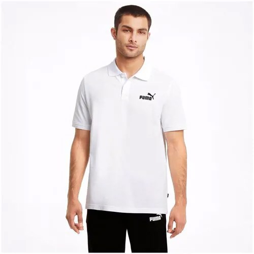 Футболка - поло, PUMA ESS Pique Polo, Мужская, размер XS ; Black