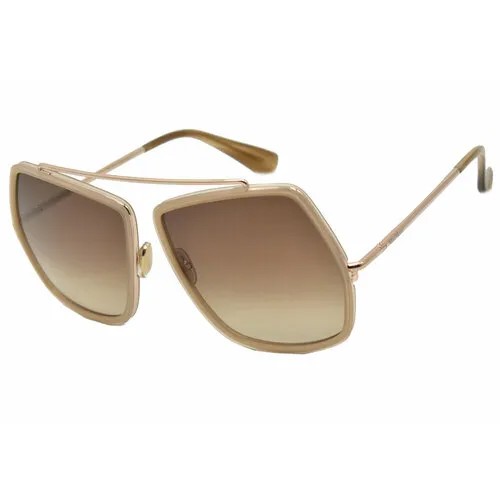 Солнцезащитные очки Max Mara MM0060, золотой, бежевый