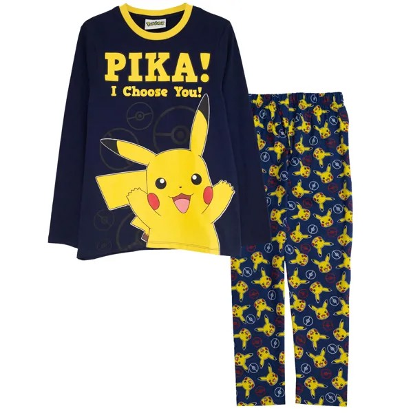 Пижамный комплект Pokemon Boys I Choose You с Пикачу