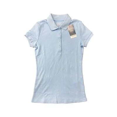 Поло IZOD Junior Girls Easy Care Interlock Short Sleeve Approved Schoolwear Polo