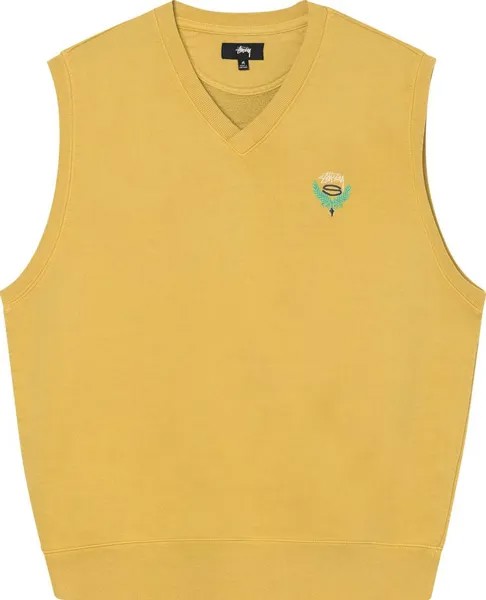 Жилет Stussy Fleece Vest 'Yellow', желтый