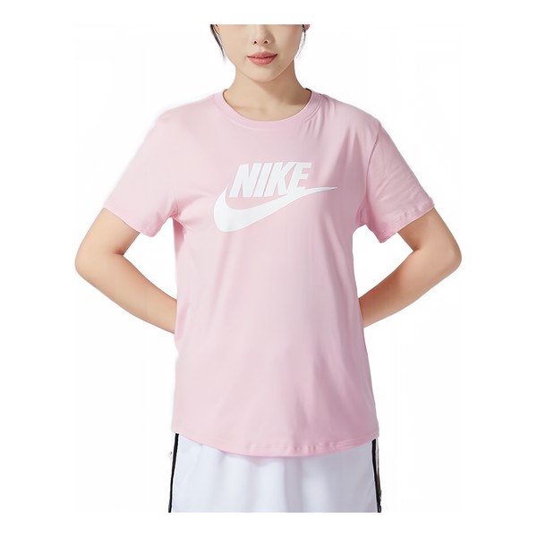 Футболка спортивная одежда основные элементы Футболка с логотипом Nike, розовый