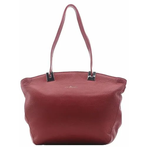 Сумка GIORGIO FERRETTI, фактура зернистая, красный