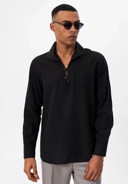 REGULAR FIT Dakar Turndown Collar Long Sleeve Antioch, Рубашка черный