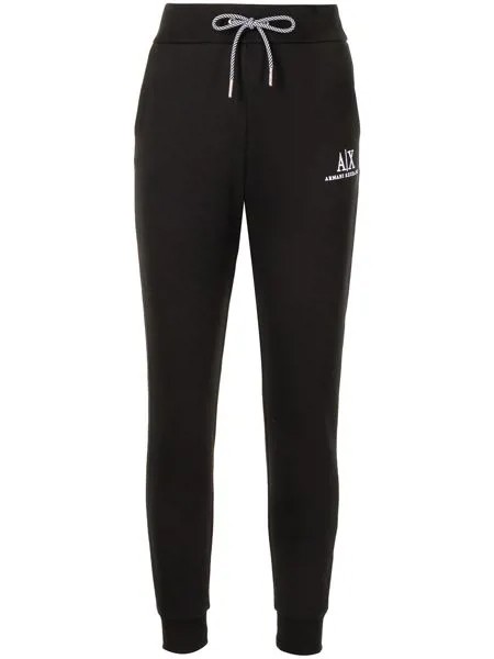 Armani Exchange спортивные брюки с логотипом