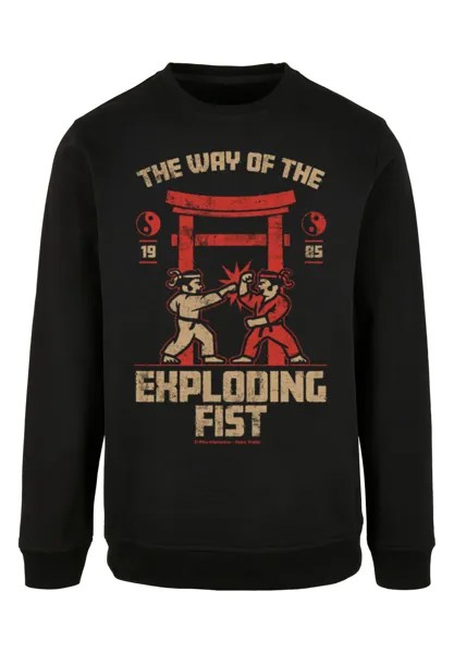 Пуловер F4NT4STIC Sweatshirt Retro Gaming The Way of the Exploding Fist, черный