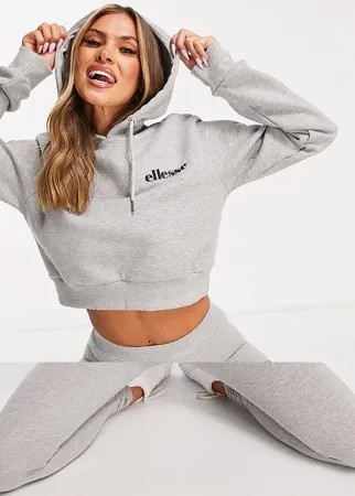 Комплект серого цвета из укороченного худи и леггинсов ellesse-Серый