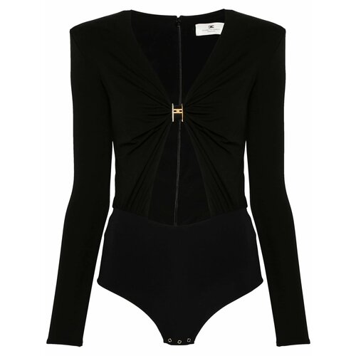 Боди Elisabetta Franchi, размер 46 IT, черный