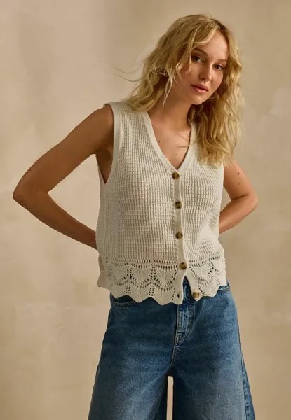 Кардиган BUTTON FRONT, REGULAR FIT Next, бежевый