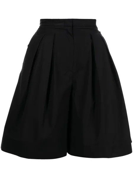 Шорты с завышенной талией Rochas, черный