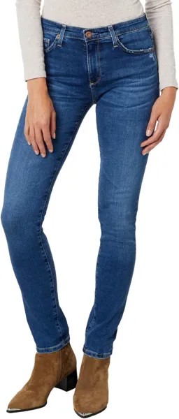 Джинсы Prima Mid-Rise Cigarette Jeans in Brighton AG Jeans, цвет Brighton