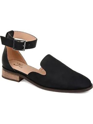 JOURNEE COLLECTION Женские черные стеганые лоферы Loreta с квадратным носком на блочном каблуке 10