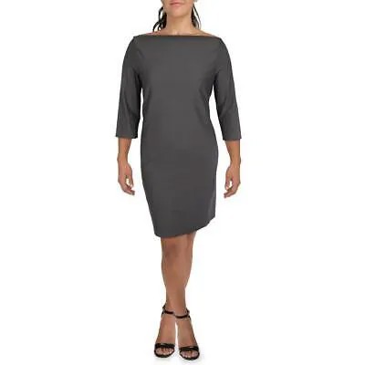 Женское трикотажное мини-платье-футболка с рукавом 3/4 Eileen Fisher BHFO 8923